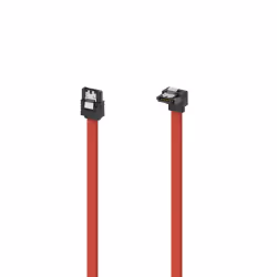 Hama 00200740, 0,6 m, SATA III, Mâle/Mâle, Rouge, Droit, 6 Gbit/s