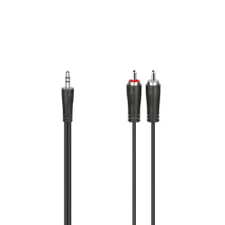 Hama 00200720 câble audio 1,5 m 3,5mm 2 x RCA Noir