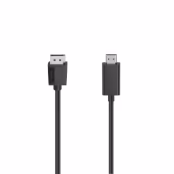 Hama 00205144, 1,5 m, DisplayPort, HDMI, Mâle, Mâle, Droit