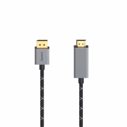 Hama 00200506, 1,5 m, DisplayPort, HDMI, Mâle, Mâle, Droit