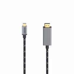 Hama 00200507, 1,5 m, USB Type-C, HDMI, Mâle, Mâle, Droit