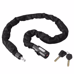 Hama 00178116, Antivol à chaîne, Noir, Clé, 1200 mm, 2 pièce(s)