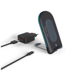 Hama QI-FC15S Téléphone portable Anthracite Secteur Recharge sans fil Intérieure