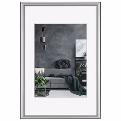Hama Detroit, Aluminium, Argent, Cadre pour une seule photo, Gloss, Table, 28 x 35 cm