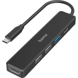 Hama 00200117 station d'accueil USB 2.0 Noir