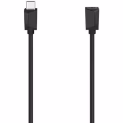 Hama 00200647, 0,5 m, USB C, USB C, USB 3.2 Gen 1 (3.1 Gen 1), 5000 Mbit/s, Noir