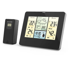 Hama 00176596 station météo numérique Noir Batterie Wifi