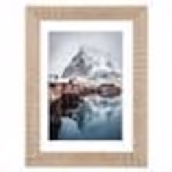 Hama Oslo, Verre, Panneaux MDF, Chêne, Cadre pour une seule photo, Table, Mur, 7 x 10 cm, Réfléchissant