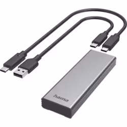Hama 00200764, Enceinte ssd, M.2, M.2, 10 Gbit/s, Connectivité USB, Gris