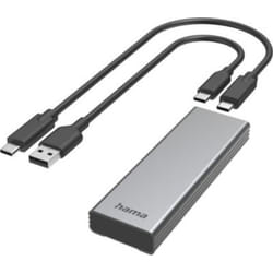 Hama 00200764 Boîtier de disques de stockage Enceinte ssd Gris M.2