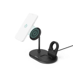 Hama MagCharge Multi Casque, Smartphone, Montre Noir Secteur Recharge sans fil Charge rapide Intérieure