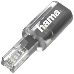 Hama 00201125 équipement de commutation téléphonique Noir, Transparent