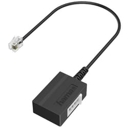 Hama 00201130 changeur de genre de câble TAE-F RJ11 Noir