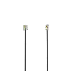Hama 00201139 câble de téléphone 10 m Noir