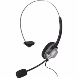 Hama 00201157, Avec fil, Bureau/Centre d'appels, 20 - 20000 Hz, Casque, Noir, Argent