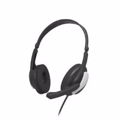 Hama HS-P100 V2, Avec fil, Bureau/Centre d'appels, 20 - 20000 Hz, 125 g, Casque, Noir, Argent