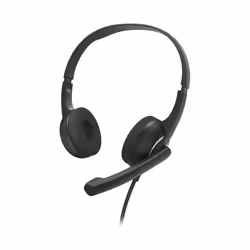 Hama HS-P150 V2, Avec fil, Bureau/Centre d'appels, 20 - 20000 Hz, 125 g, Casque, Noir