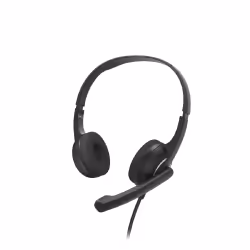 Hama HS-USB250 V2, Avec fil, Bureau/Centre d'appels, 20 - 20000 Hz, 144 g, Casque, Noir