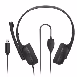 Hama HS-USB250 V2 Casque Avec fil Arceau Bureau/Centre d'appels USB Type-A Noir - Vue supplémentaire 3