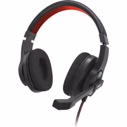 Hama HS-USB400 V2, Avec fil, Bureau/Centre d'appels, 20 - 20000 Hz, 243 g, Casque, Noir, Rouge