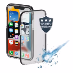 Hama 00196958, Housse, Apple, iPhone 13, Noir, Transparent