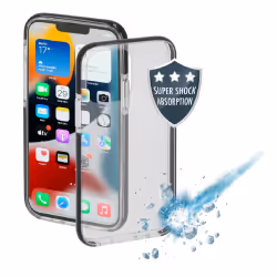 Hama 00196973, Housse, Apple, iPhone 13 Pro, Noir, Transparent