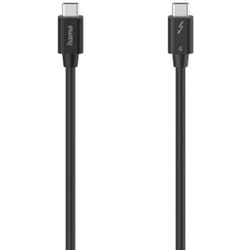 Hama USB-C 0,8 m 40 Gbit/s Noir