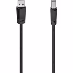 Hama 00300065, 1,5 m, USB A, USB B, USB 2.0, 480 Mbit/s, Gris