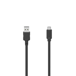 Hama 00300070 câble USB 1,5 m USB 2.0 USB A USB C Noir
