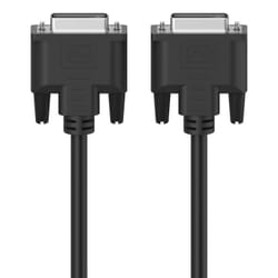 Hama 00300104 câble DVI 1,5 m DVI-I Noir