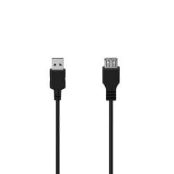 Hama 00300073 câble USB 3 m USB 2.0 USB A Noir