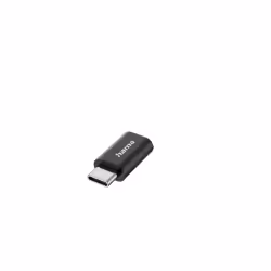 Hama 00300095, USB Type-C, Micro-USB B, Mâle, Noir