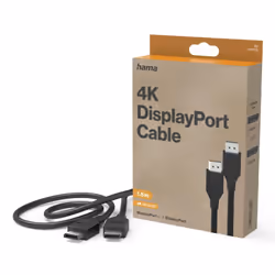 Hama 00300100 câble DisplayPort 1,5 m Gris