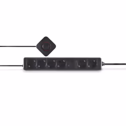 - Multiprise de qualité supérieure ,- Interrupteur à pied éclairé ,- 6 prises (4 commutables/2 permanentes) ,- Inserts de pri ...