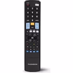 Thomson ROC4301, Acoustique, DVD/Blu-ray, STB, TV, VCR, IR Wireless, Appuyez sur les boutons, Noir