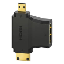 Hama 00305020 câble HDMI HDMI Type A (Standard) HDMI Type C/HDMI Type D Noir