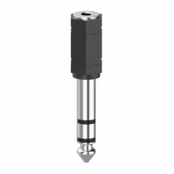 Hama 00305037, Noir, 3.5mm, 6,3 mm, Femelle, Mâle