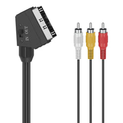 Hama 00305015 câble video composite 1,5 m RCA Noir