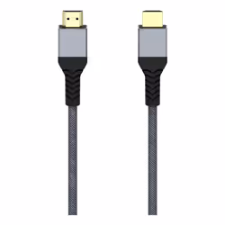 Hama 00305150, 2 m, HDMI Type A (Standard), HDMI Type A (Standard), Compatibilité 3D, 48 Gbit/s, Noir, Gris