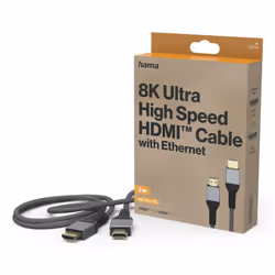 Hama 00305150 câble HDMI 2 m HDMI Type A (Standard) Noir, Gris