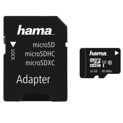Hama 00213113 mémoire flash 16 Go MicroSDHC UHS-I Classe 10