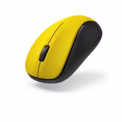 Hama MW-300 V2, Ambidextre, Optique, RF sans fil, 1200 DPI, Noir, Jaune