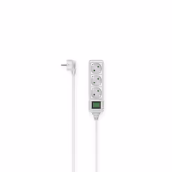 Hama 00223002, 3 m, Intérieure, Courbe, Blanc, 3 sortie(s) CA, 1 pièce(s)