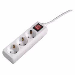 Hama 69223781, 1,4 m, Intérieure, Plastique, Blanc, 3 sortie(s) CA, 250 V