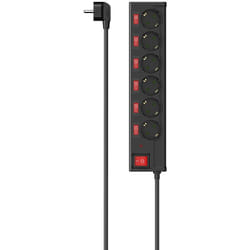 Hama 00223158 prise d’alimentation Smart 6 sortie(s) CA 1,4 m 3680 W