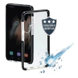 Hama Protector coque de protection pour téléphones portables Housse Noir, Transparent