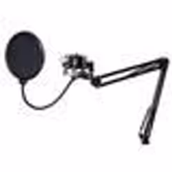 Hama Stream 210 Boom, Pied de micro, Support pour bureau, Noir, Métal, 1,2 kg, 70 cm