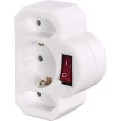 Hama 00223217, Droit, Droit, Type C (Europlug), Type C, Blanc