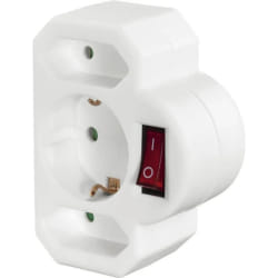 Hama 00223217 adaptateur prise d'alimentation Blanc