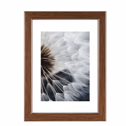Hama Breeze, Verre, Polystyrène, Marron, Cadre pour une seule photo, Table, Mur, 9 x 13 cm, Rectangulaire